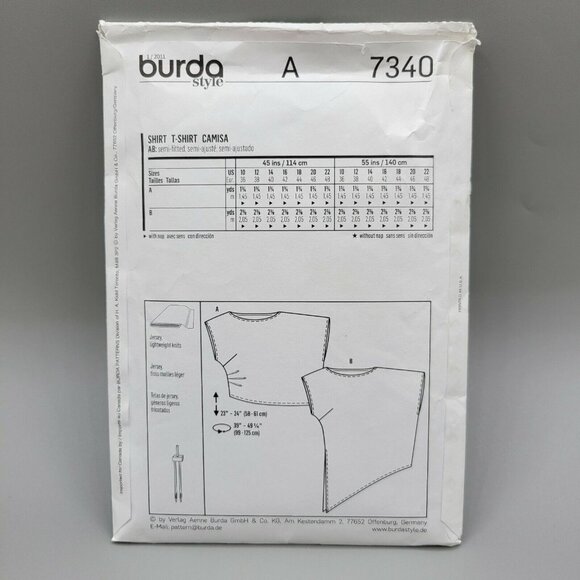 Burda Women's Sewing Patterns Multi-Size Options Mixed Lot of 3 Bundle Germany - Picture 3 of 8